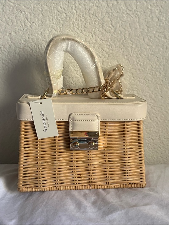 Francesca's Collections Handbags - Francesca’s wicker mini bag